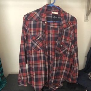Boyfriend-fit flannel
